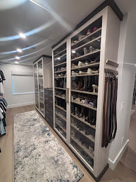 Custom drawer organizer with LED lighting